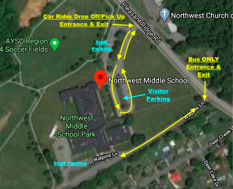  Map for Drop Off/Pick up